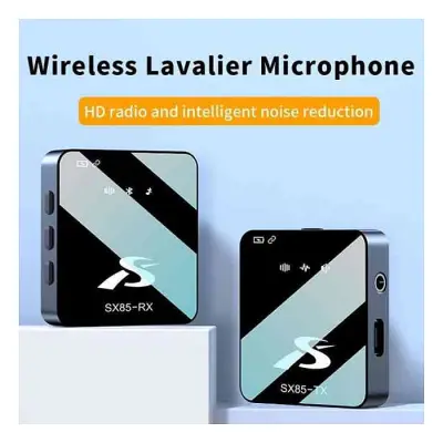 SX85 single Wireless Microphone for PC, DSLR Camera iPhone & Type-C Android